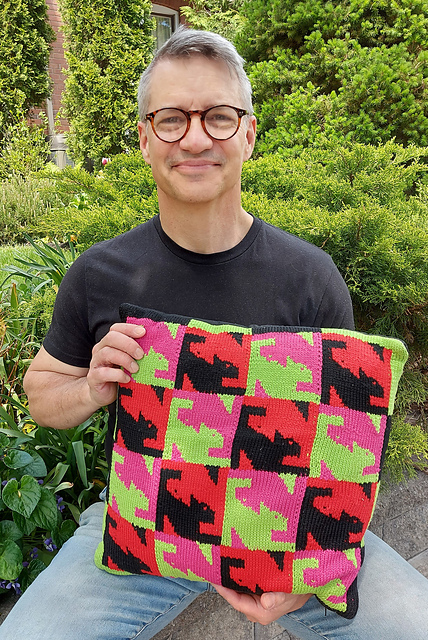 Symmetricats Pillow