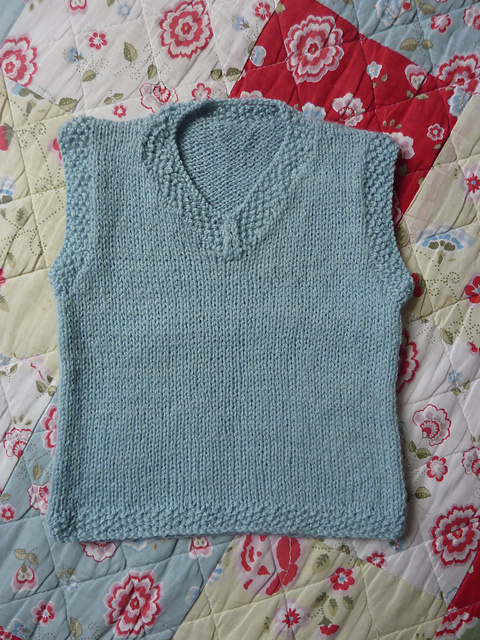 Very Best Vest Ever with Moss Trim