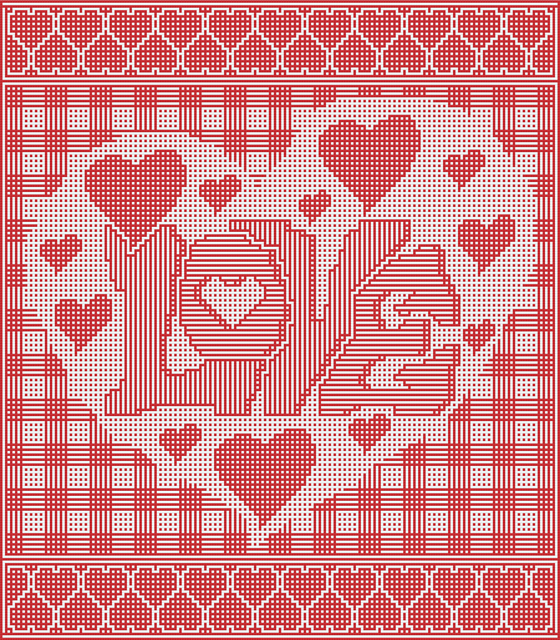 Sweetheart Throw and Heart Pillow