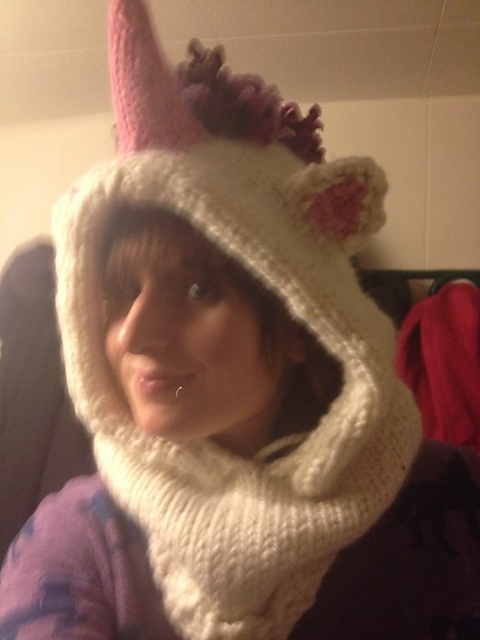 Unicorn Hooded Cowl