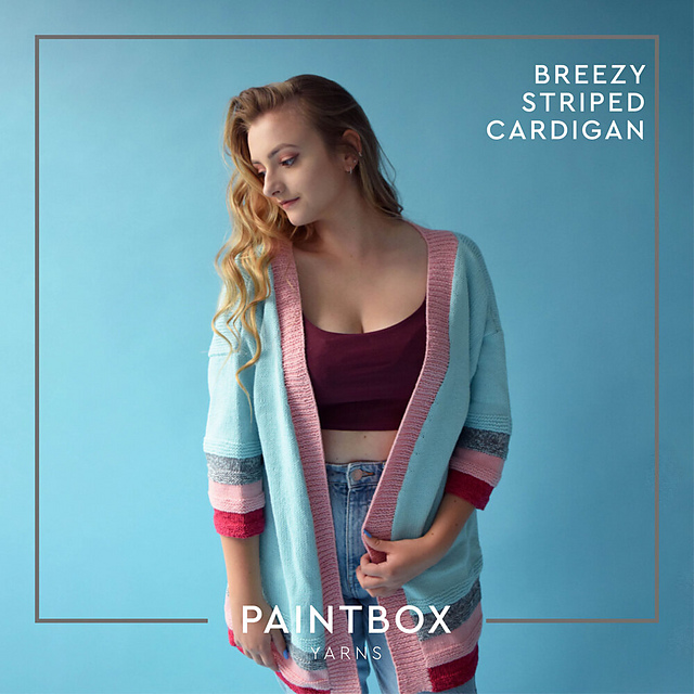 Breezy Striped Cardigan