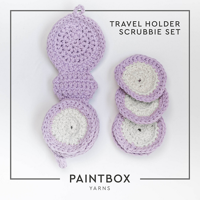 Travel Holder Scrubbie Set