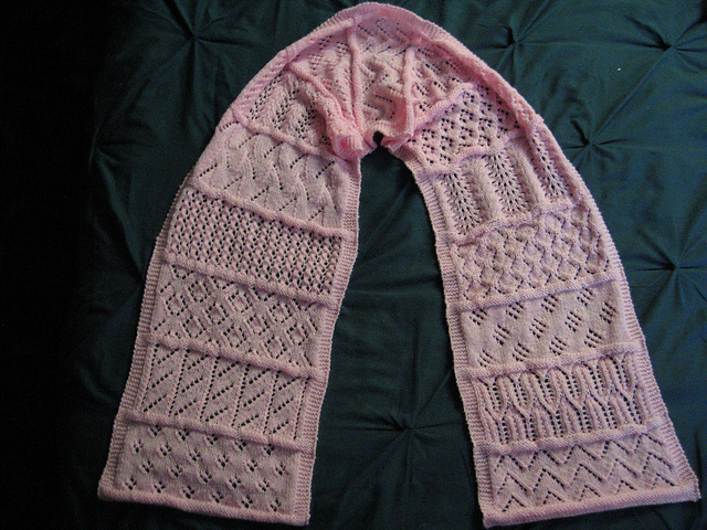 Lace Sampler Scarf