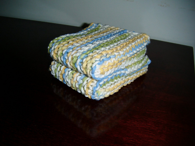 Easy Knit Dishcloth