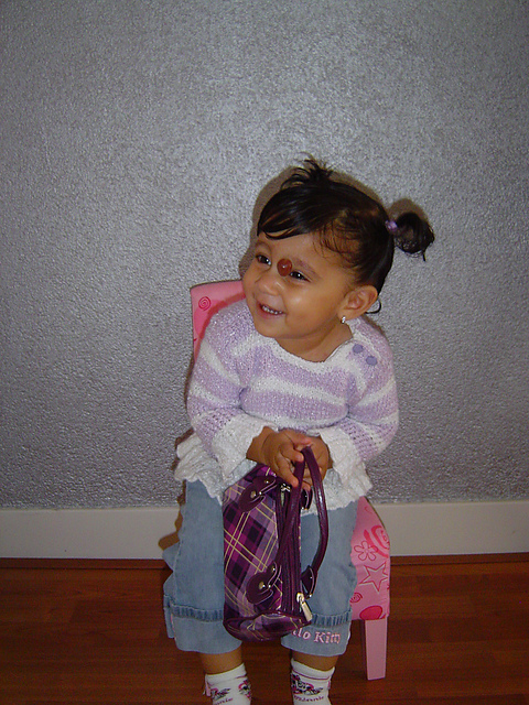 Girl's Ruffled Edge Tunic
