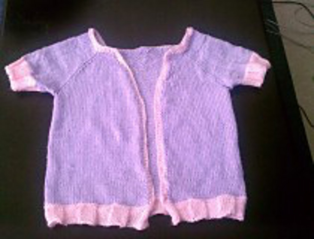 Simple Intarsia Cardigan