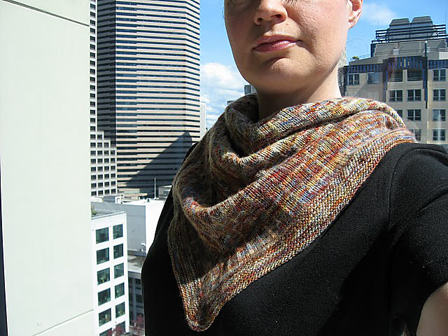 Slip Stripe Shawlette