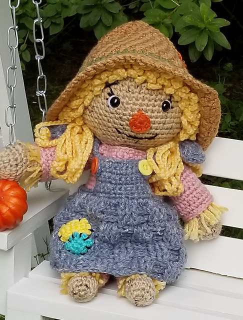 Pookie Girl Scarecrow