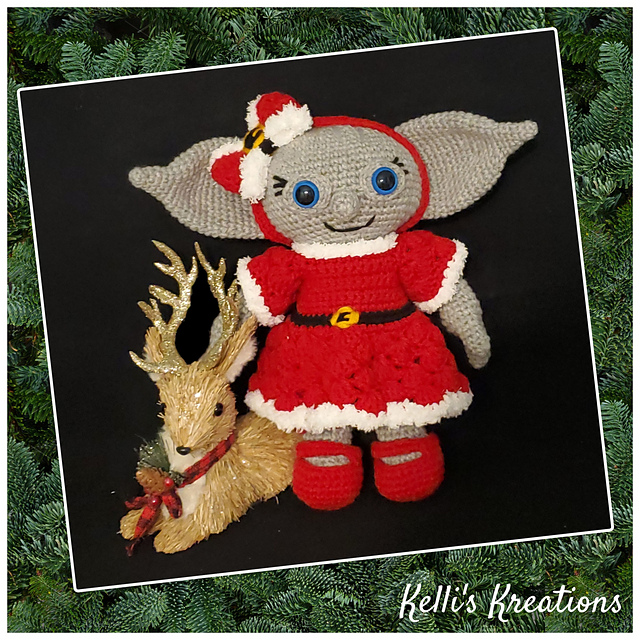 Nilbog's Girl Christmas Outfit