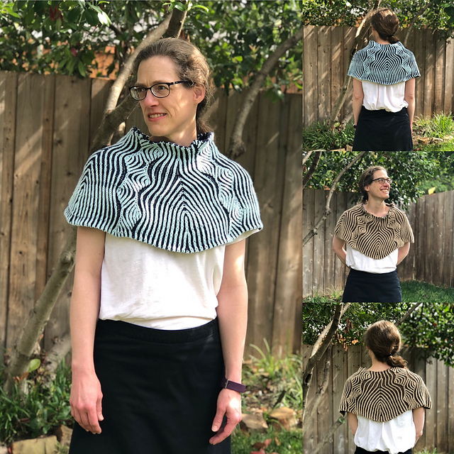 Groovy Waves Brioche Capelet