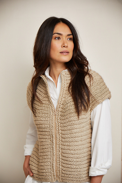 Veste sans manches zippée Aline - M6375