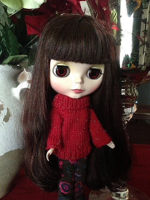Ribbed Raglan Sweater for Blythe
