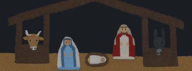 Ravelry: Christmas stable Advent calendar pattern by kknits Katharine Perry