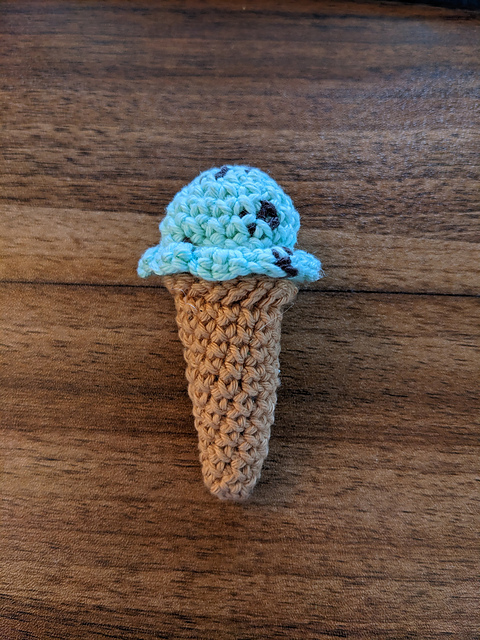 Ice Cream Cone Cat Toy