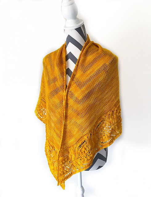 Yellow Treasure Shawl