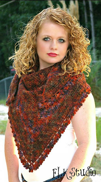Pumpkin Spice Shawl