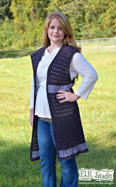 Southern Diamonds Long Vest
