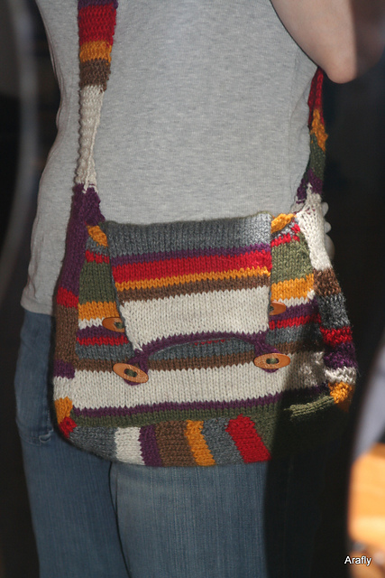 The 4th Doctor's Scarf Purse
