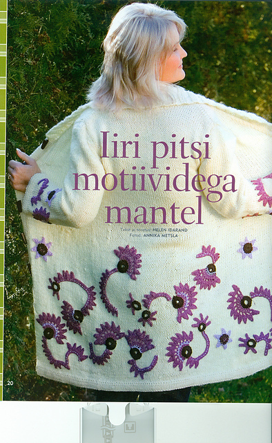 Iiri pitsi motiiviga kampsun