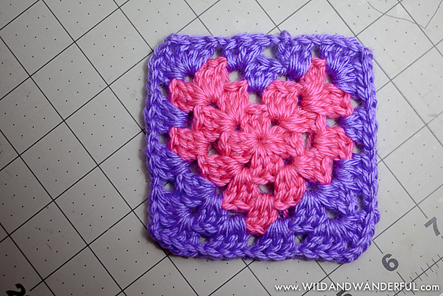 Granny Square Heart