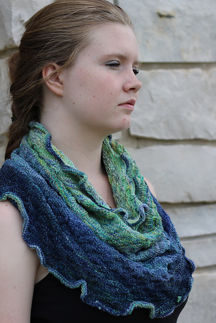 Denim Family Gradient Cowl