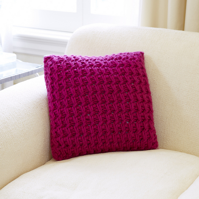 The  Textured Interweave Pillow