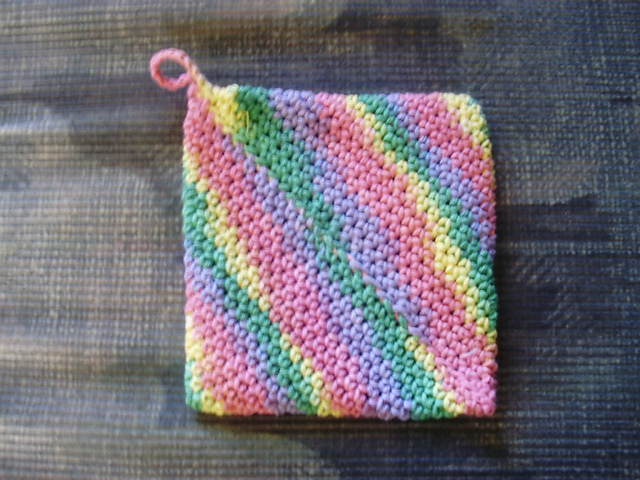 Bev's Turn on itself Potholder