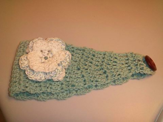 Sweet Flower Headwrap/Ear Warmer
