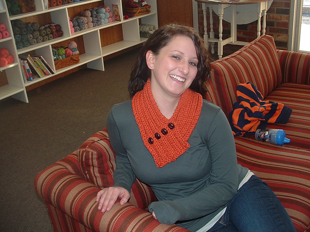 Easy Button Scarf
