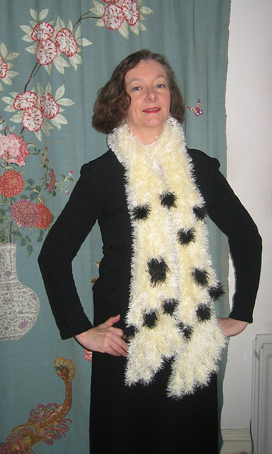 The Lily Elsie ermine scarf