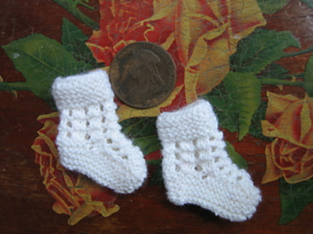 Doll's Fancy Knit Boots