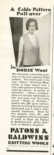 Cable Pattern Pull-over