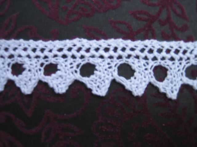 knitted edgings for trimmings children's things. edging no. 3