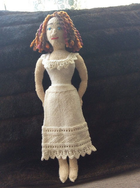 Doll's Petticoat with Fancy Border