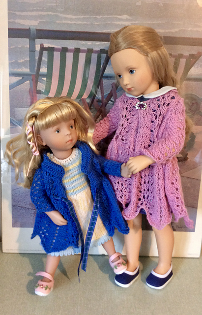 Lace coat for doll