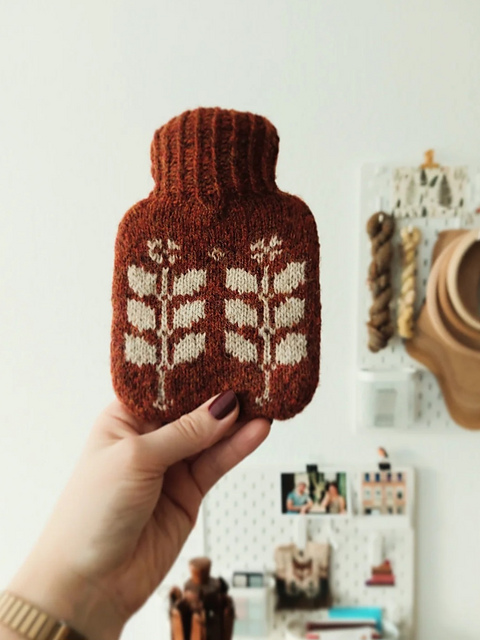 Seedling Hot Water Bottle Cover