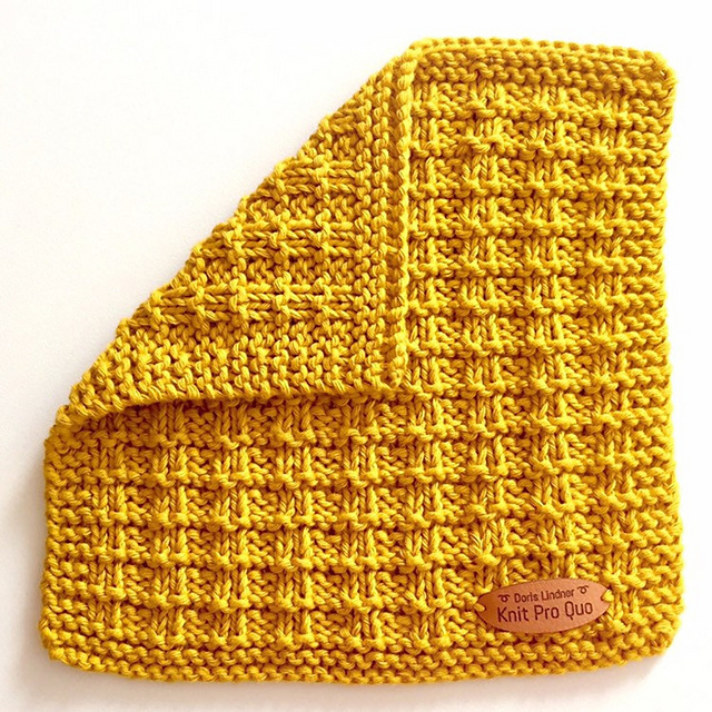 Spültuch im Rippenmuster / Ribbed Dishcloth