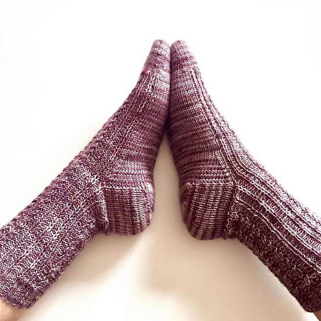 Lavendel-Socken / Lavender Socks