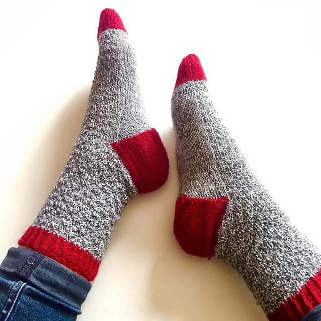 Seersucker-Socken / Seersucker Socks
