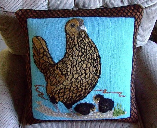 Sebrina Sebright and Chicks