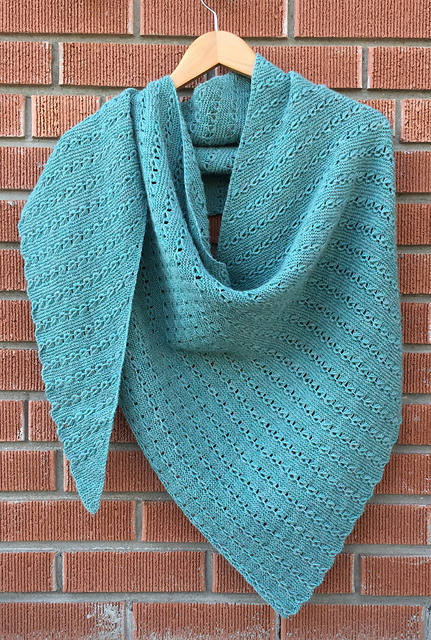 Nine Day Queen shawl