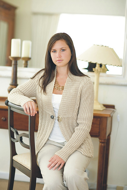 Cabled Cardigan 08.132
