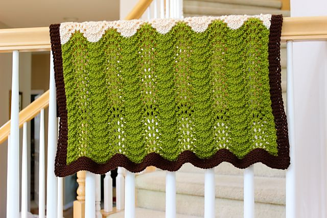 Fan & Feather Baby Blanket