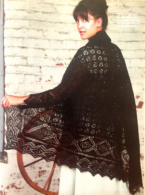 Zwartbles Shawl