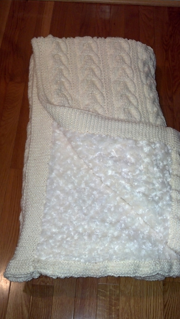Pottery Barn Cable Knit Throw