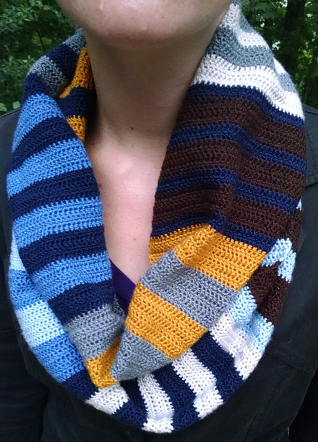 Nautica Stripes Infinity Scarf