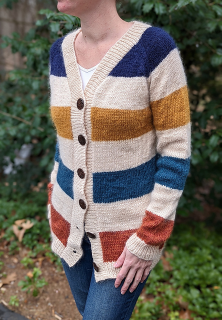 Color Block Cardi