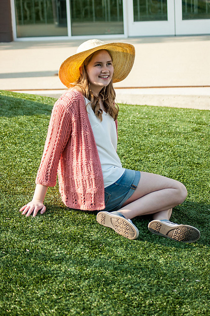 Feeling Peachy Lace Cardigan