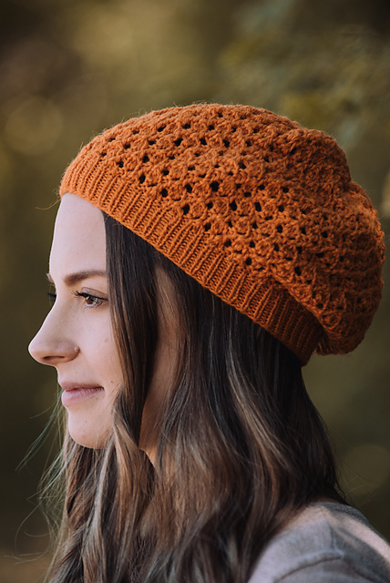 Pumpkin Pecan Slouchy Beret
