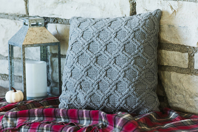 Cordelia Cables Pillow